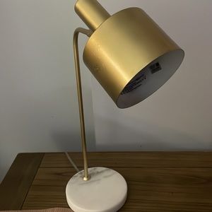 Goldsville desk lamp as you can see it turns all angles works great marble base.